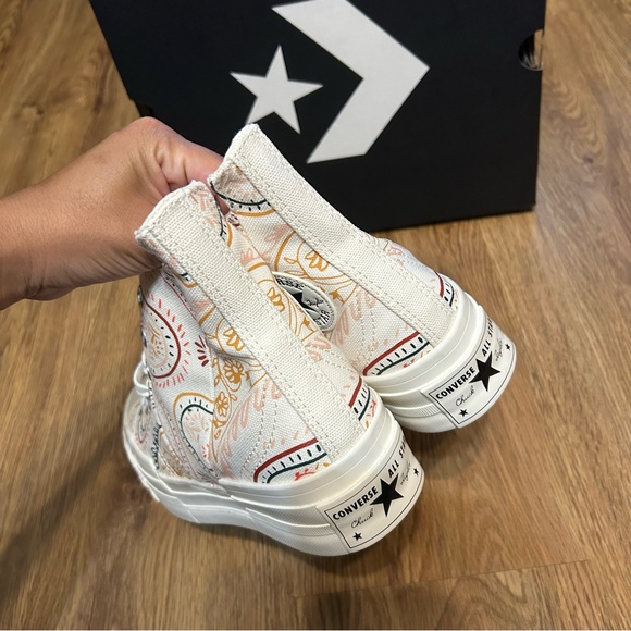 CONVERSE Chuck 70 Plus High 'Crafted Evolution' platform lace up shoes sneakers - Picture 5 of 7